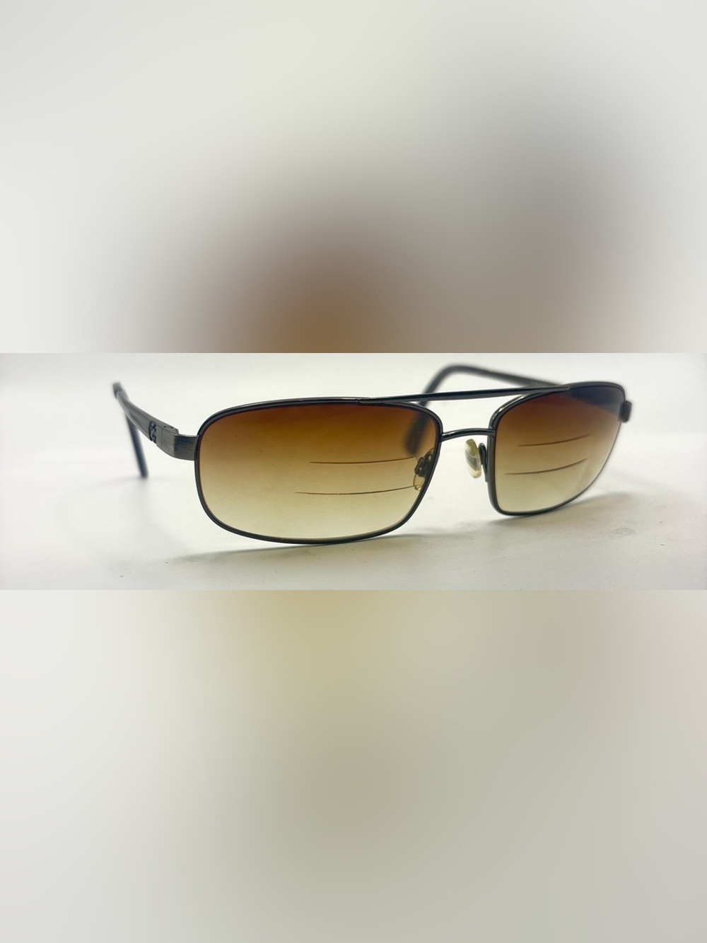 Izod 749 Gunmetal Oval Metal Sunglasses Frames Only